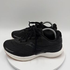 Saucony Shoes Mens 9 Triumph 19 Black Running Athletic Sneakers